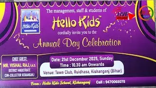 🔴 LIVE || ANNUAL DAY CELEBRATION || HELLO KIDS || FRANCHISE BASE SCHOOL || 2025