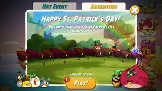 Happy St Patrick's Day Adventure - Level 6 with all birds - Angry Birds 2