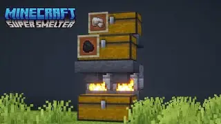 How to make a BASIC SUPER-SMELTER in Minecraft!