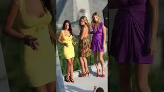 Audrina Patridge, Lauren Conrad, and Whitney Port on the set of The Hills in Los Angeles on July 8,