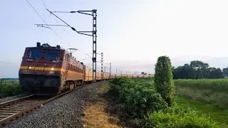 25+ trains crossing through the beautiful 'U' curve of Barsoi in slow speed, compilation 📍 #train