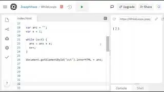 While Loops in JavaScript