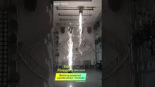 Cold Firework Machine | Battery powered cold fire fountain machine | Waterfall Cold Firework Machine
