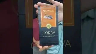 🍯 Десерт Godiva Masterpiece из темного шоколада и нежной карамели, Бельгия 🇧🇪 #темный #карамель #...