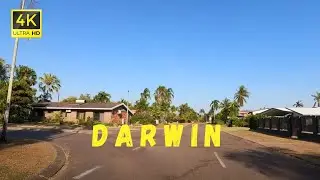 4K Darwin City Driving Tour 2023 - Scenic Drive from Darwin Suburb of Marrara to Palmerston City CBD