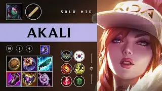 Akali Mid vs Xerath - KR Challenger Patch 26.01
