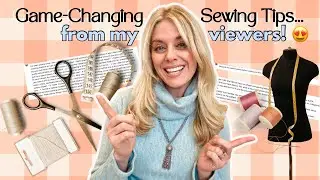Amazing Sewing Tips (from YOU!) on Overcoming Fit Issues, Fabric Choice, Pattern Size #sewinglovers