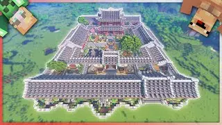 Minecraft: Как построить китайско-японскую базу-дворик №18 | ULTIMATE Oriental Survival Base