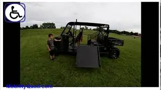 Mobility Quad Power Ramp for Wheelchair