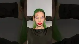Joker makeup tutorial 🃏💄#makeup #halloween #shorts #makeuptutorial