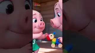 ఐదు చిన్న పందులు - Five Little Pigs Jumping on the Bed | Rhymes for Kids | Galatta Kids | Shorts