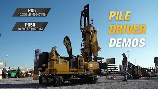 Demos of the PD5 & PD5R Pile Drivers at ICUEE 2019