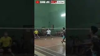 RETURN SERVICE DECEPTION #badminton #viral #shorts #dzacky #badmintonindonesia