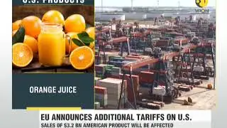 EU announces additional tariffs on US