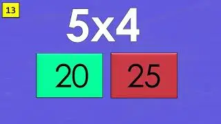 20 Math Quiz Exercises for Kids 🟢➕ 🔴➖ 🟣✖️ 🔵➗