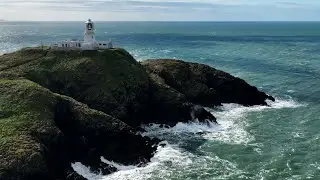 Storm over Strumble Head Lighthouse, Pembrokeshire, Wales