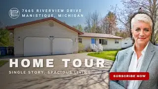 One-Level Home with Garage & RV Storage! 7665 Riverview, Manistique, Michigan