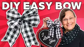How to Make a Simple Bow out of Ribbon