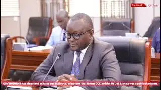 Government has dismissed assertions that former CCC activist Mr Job Sikhala was a political prisoner