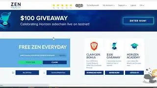 How To Get Free ZEN (HORIZEN)/Free Crypto every day