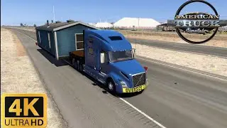 A HOUSE over a Truck?😱 American Truck Simulator gameplay 4K (No Commentary) #6 #gamereviews #gaming