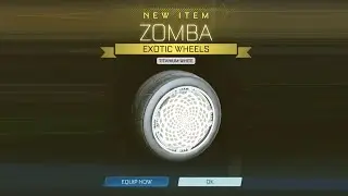 TITANIUM WHITE ZOMBA Wheels In ITEM SHOP! Rocket League