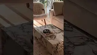 Marble Block Coffee Table | Modern Living Room | Interior Design