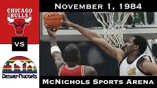 Full Game: The Altitude Awakening | Michael Jordan vs Nuggets (November 1, 1984)
