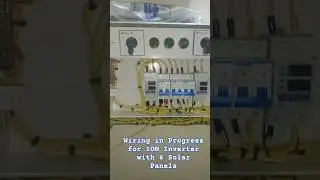 Solar Panels Wiring|1ON Inverter 🌞💥🔥😎#short #shorts #shortvideo #solarpanelinstallation #solar #khi
