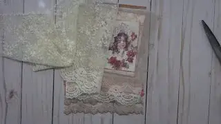 Paper Bag Journal - Shabby Paper Bag Journaling Card and Tag - Oh so Adorable!