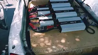 Crazy B Pillar 6th Order | 3 3.2 JVF 15s on 3 Taramps Bass 8k | Hair Tricks all day! Subwoofer flex