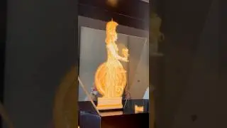 Stunning Hologram of Athena at the Acropolis Museum, Athens✨🛡️