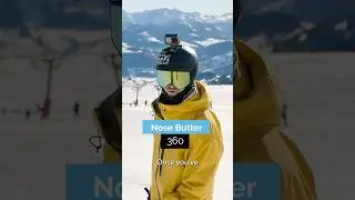 How to Do a Nose Butter 360 like a Pro 🔥⛷️#skiing #shorts