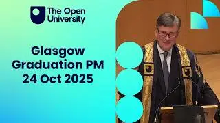 Glasgow Degree Ceremony October 24th 2025 PM