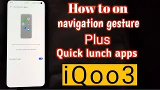 #Navigationgestures#iQoo3#tipstricks how to on navigation gesture ni iQoo3||navigation  keys IQOO3!