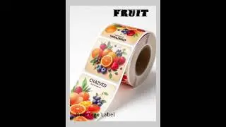 Custom Beverage Strawberries Orange Juice Bottle Packaging Label Sticker #customlabel #juicelabel