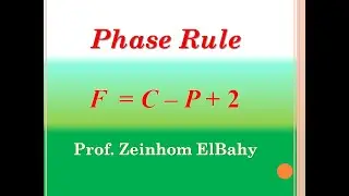 Phase Rule  Lec. 1