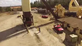 DJI Phantom 3 Standard- Barnhill Contracting Asphalt Plant fly around