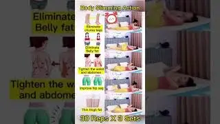 Body Slimming Action Bed  Exercise #short
