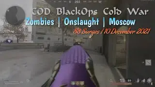 COD Black Ops Cold War | Zombies | Onslaught - 4th place WR High Rounds on Moscow (88)