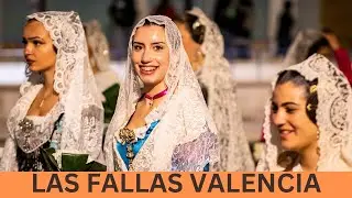 [LAS FALLAS VALENCIA 2024] -  NIGHTTIME STREET PROCESSION [4K 60fps] 🇪🇸