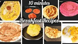 10 minutes Breakfast Ideas/ Healthy recipes for beginners/Easy recipes/Aachi's campus 