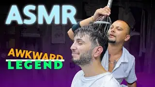 This ASMR MASSAGE Therapy Help You Sleep | Awkward / Legend Emotions In Barber Shop