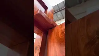 Old Elm Antique Solid Wood Door | Century-Old Wood & Mortise-Tenon Craftsmanship #carpentry #viral