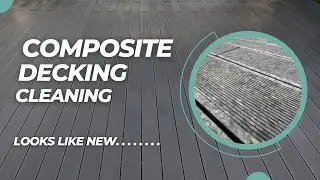 Composite decking cleaning - using Max Clean Pro