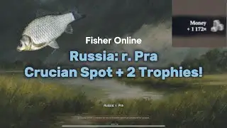 Beliebter Karauschen-Spot in Russland: r. Pra | Doppelter Troph&auml;enfang +Silber Grind | Fisher Online