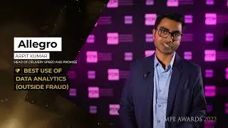 MPE Awards 2023 - Best use of data analytics (outside fraud) - Allegro