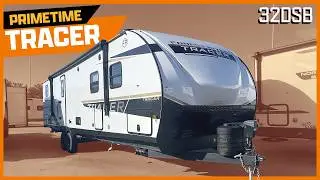 Desk & Office in a BUNK ROOM Travel Trailer