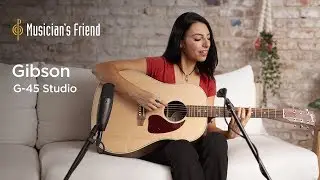 Gibson G-45 Studio Acoustic-Electric Guitar Demo - All Playing, No Talking