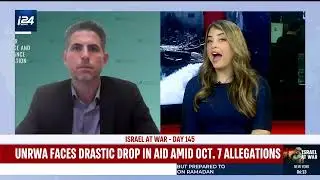 Arik Agassi i24News interview on UNRWA's education and collaboration with Hamas - 28 February 2024